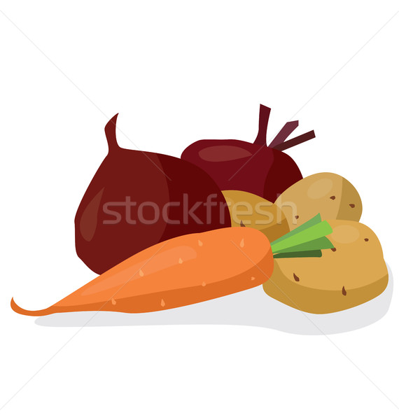Vegetables: beets, potatoes, carrots Stock photo © tatiana3337