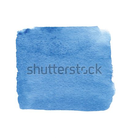 ストックフォト: 青 · 広場 · 水彩画 · 水 · 紙