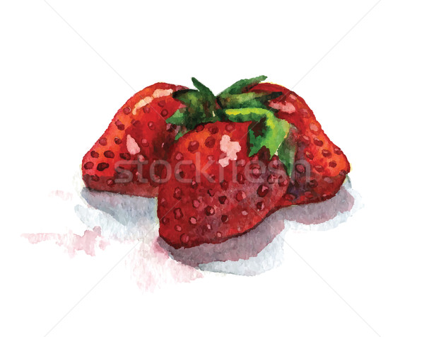 Three strawberries Stock photo © tatiana3337