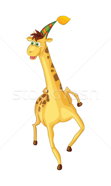 Cheerful giraffe Stock photo © tatiana3337