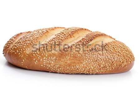 loaf of white bread with sesame seeds  Stock photo © Tatik22