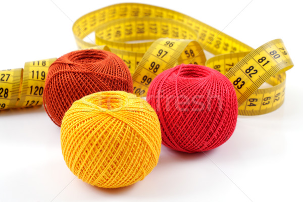 yarn and centimeter Stock photo © Tatik22