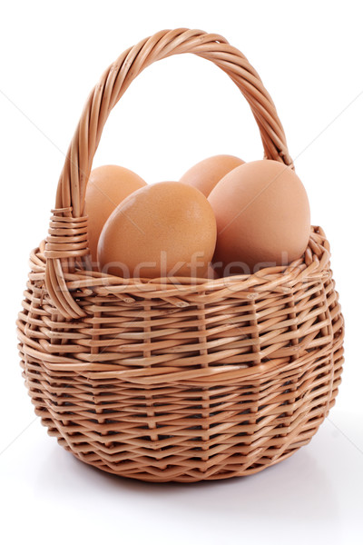eggs in a basket Stock photo © Tatik22