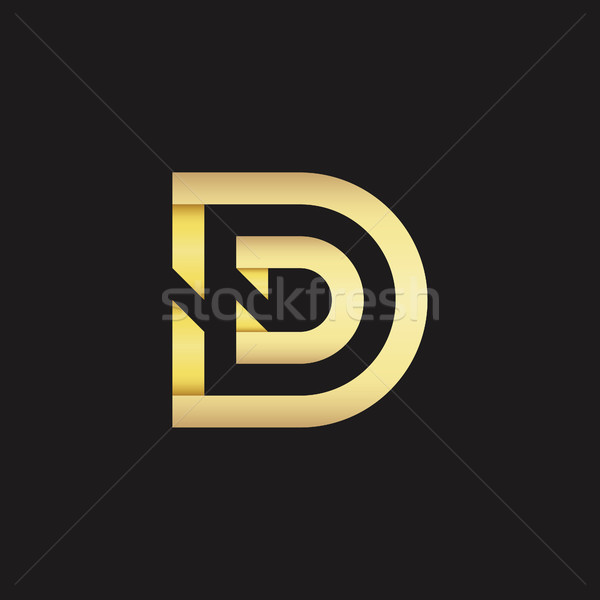 Letter D Logo Template Vector illustration Stock photo © taufik_al_amin
