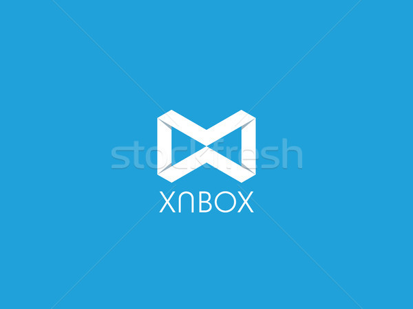 Logo De Cube Infini. Logo Vectoriel Géométrique 3d Infinity Cube Hexagon