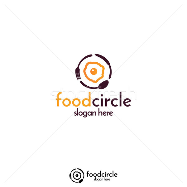 Foto stock: Alimentos · comer · logo · Servicio · restaurante · emblema