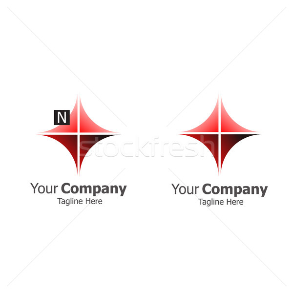 North star compass logo concept vector illustration Stock photo © taufik_al_amin