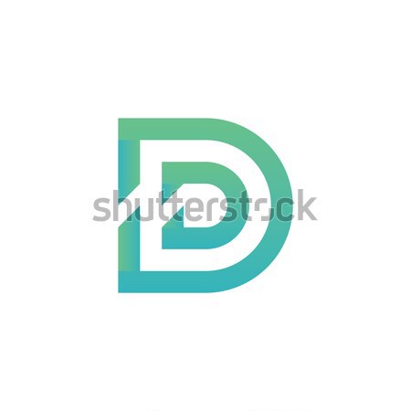 Letter D Logo Template Vector illustration Stock photo © taufik_al_amin