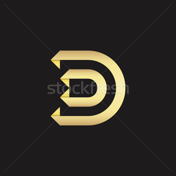 Letter D Logo Template Vector illustration Stock photo © taufik_al_amin