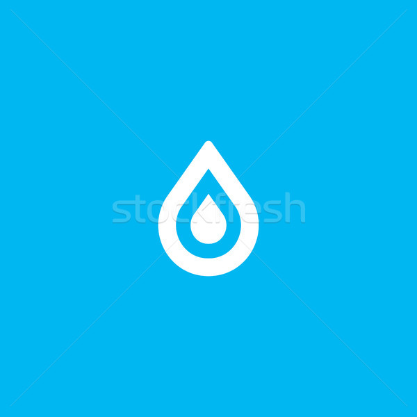 Víz víz csepp alkotóelem logo ikon Stock fotó © taufik_al_amin