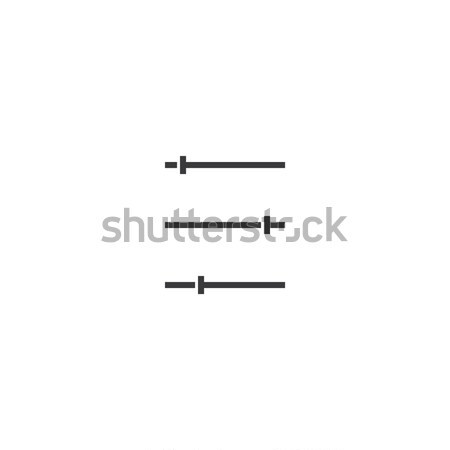 option setting Icon. line style vector illustration Stock photo © taufik_al_amin