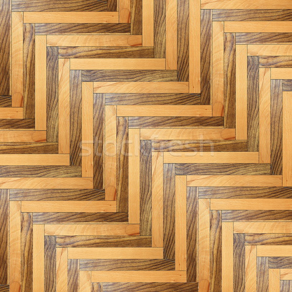 полосатый модель деревянный пол два различный доски Сток-фото © taviphoto