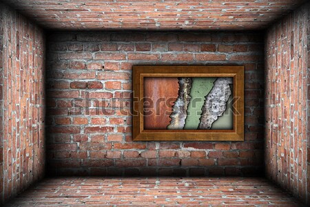 backdrop for design with big frame Stock photo © taviphoto