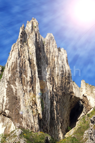 big limestone ridge Stock photo © taviphoto