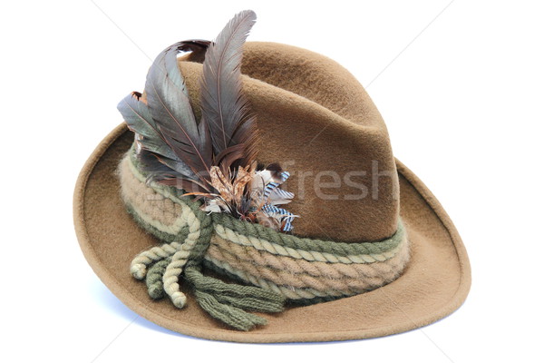 traditional decorated hunting hat Stock photo © taviphoto