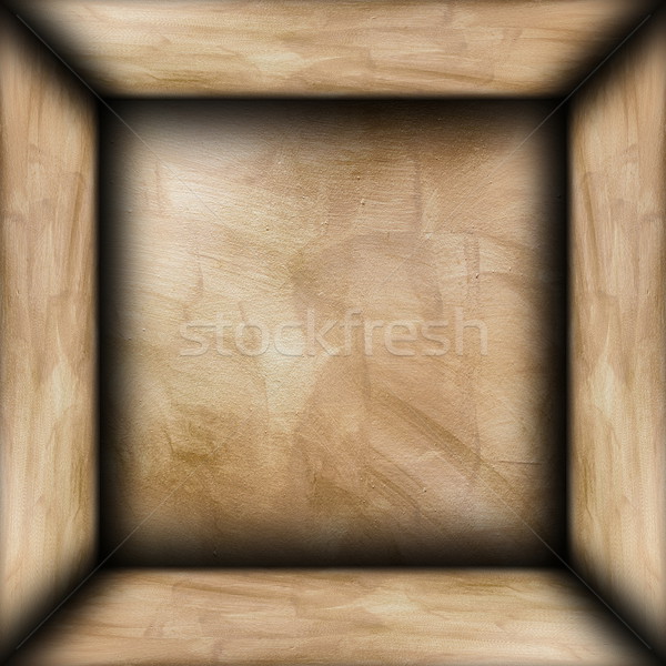 abstract brown plaster room Stock photo © taviphoto