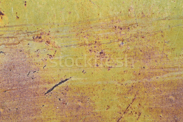 Foto stock: Edad · Rusty · metal · bordo · amarillo · textura