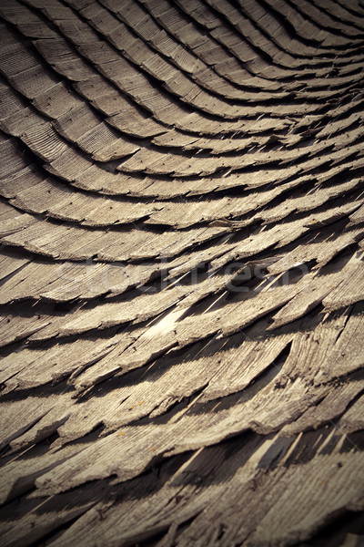 Abstract traditioneel houten dak roemeense Stockfoto © taviphoto