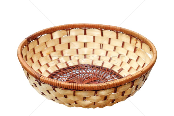 Stock photo: wattle container for bread