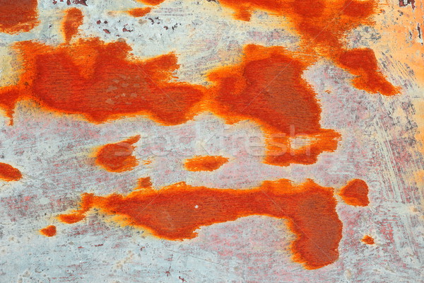 Narancs rozsda fém felület textúra viharvert tábla Stock fotó © taviphoto