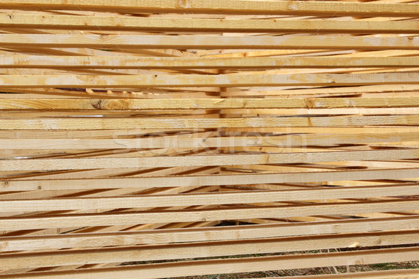Planken abstrakten Muster trocken Sägewerk Textur Stock foto © taviphoto