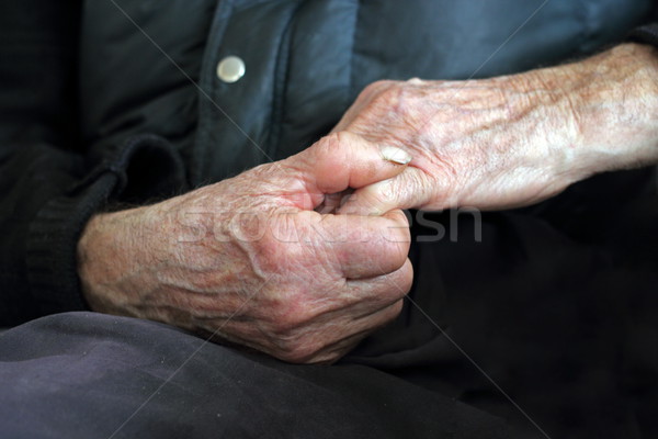 detail of old hands Stock photo © taviphoto
