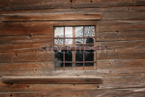 old wooden church window Stock photo © taviphoto