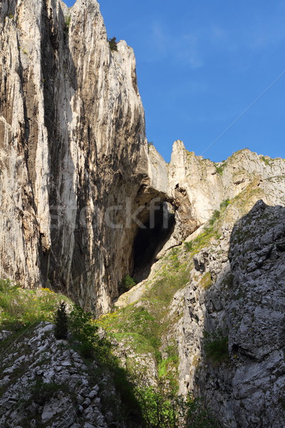 Grande calcare climbing muro immagine sport Foto d'archivio © taviphoto