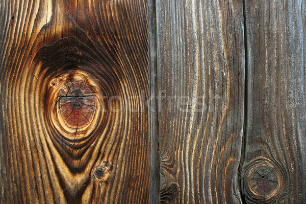 details on fir plank with knots Stock photo © taviphoto