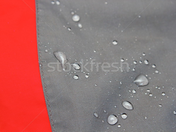 Wasserdicht Jacke Detail Freien kann sehen Stock foto © taviphoto