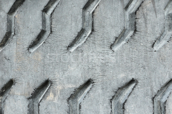 Stock photo: detail of old tire surface