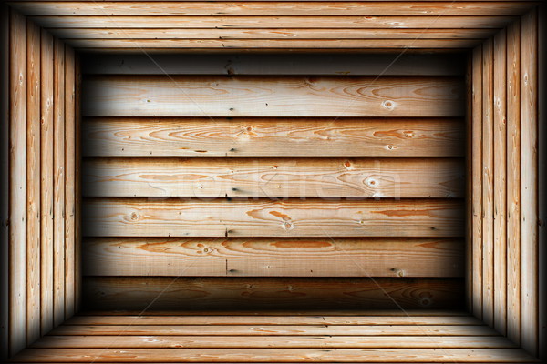 Rosolare legno finito interni pronto muro Foto d'archivio © taviphoto
