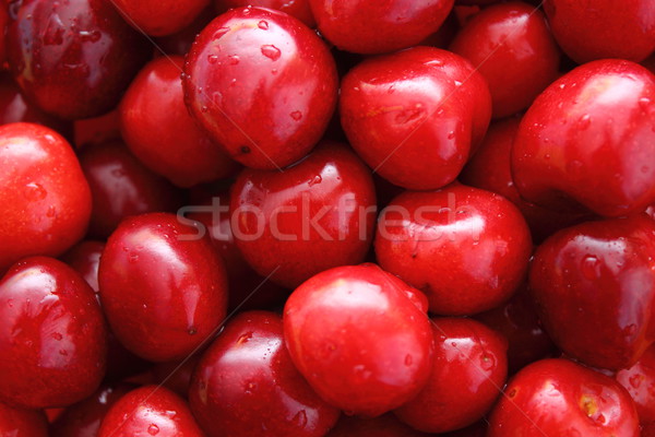 Stock photo: cherry without the stem attached