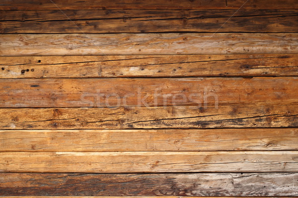 wood on a cabin Stock photo © taviphoto