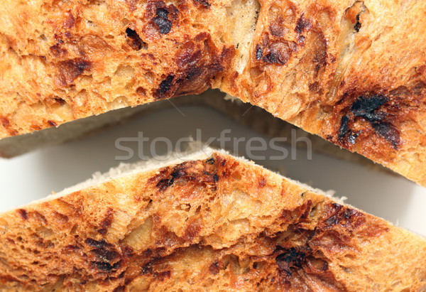 Roemeense traditioneel brood gesneden twee detail Stockfoto © taviphoto