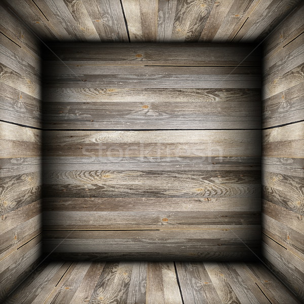 weathered planks on interior room backdrop Stock photo © taviphoto