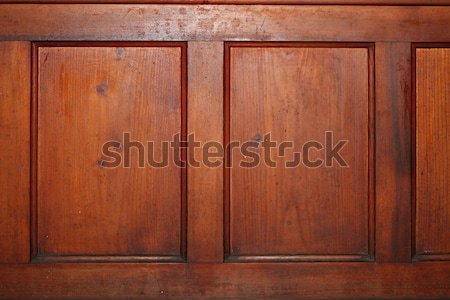 Rojo pino textura de madera edad pieza muebles Foto stock © taviphoto