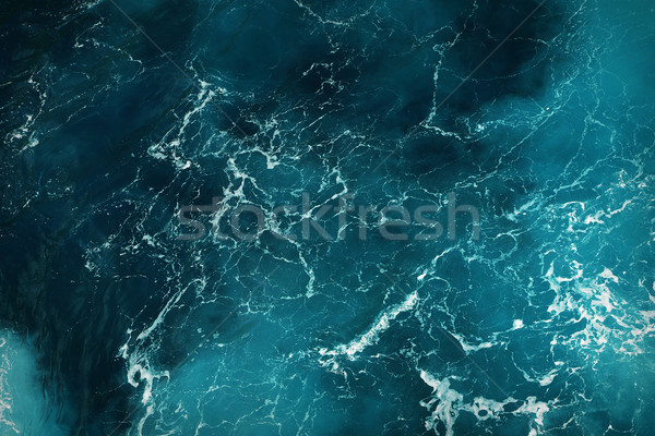 Głęboko niebieski morza wody tekstury naturalnych Zdjęcia stock © taviphoto