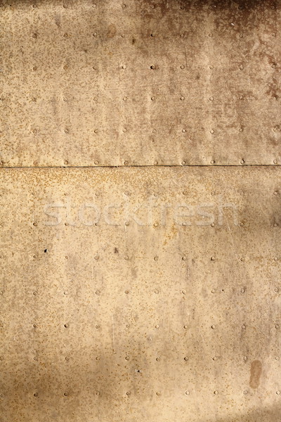 Koszos textúra rozsdás fém felület öreg ajtó Stock fotó © taviphoto