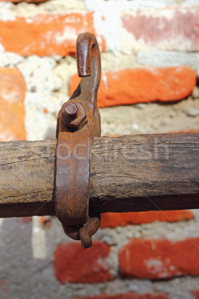 detail of axle with hook Stock photo © taviphoto