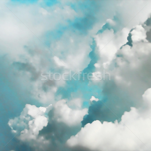 Turquoise clouds Stock photo © Tawng