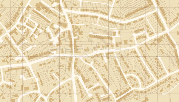郊外 地図 ベクトル 図示した 住宅 ストックフォト © Tawng