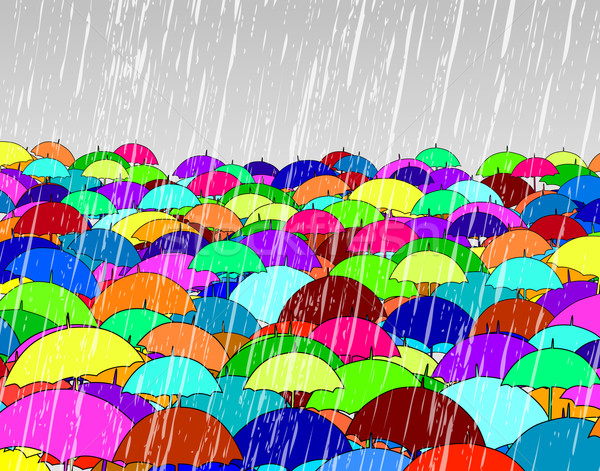 Umbrellas Stock photo © Tawng