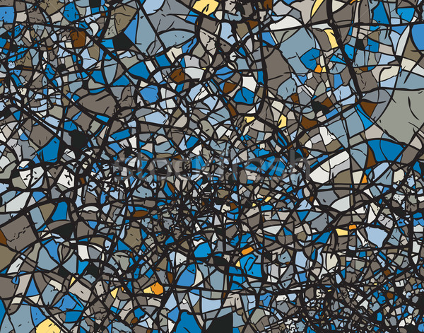 ブルース カラフル ひびの入った グランジ パターン ストックフォト © Tawng