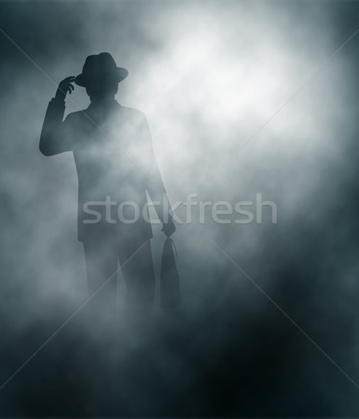 Misty businessman Stock photo © Tawng
