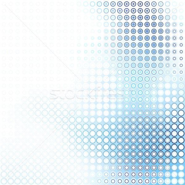 Blues abstrakten blau weiß Kreise Hintergrund Stock foto © Tawng