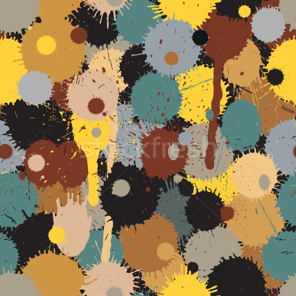Paintball camouflage seamless pattern Stock photo © Tawng
