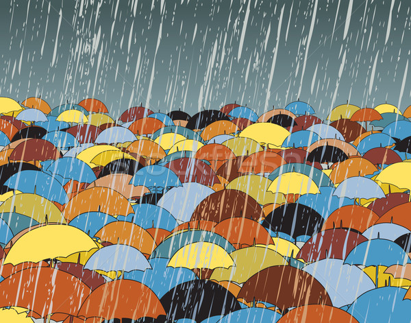 Umbrellas Stock photo © Tawng