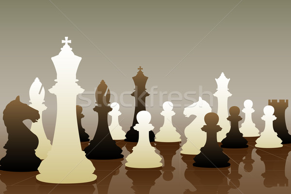 Chess game Stock photo © Tawng