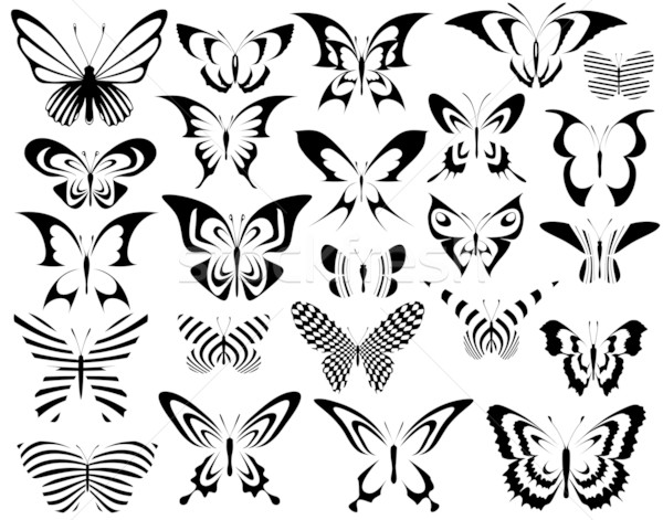 Stock photo: Butterflies